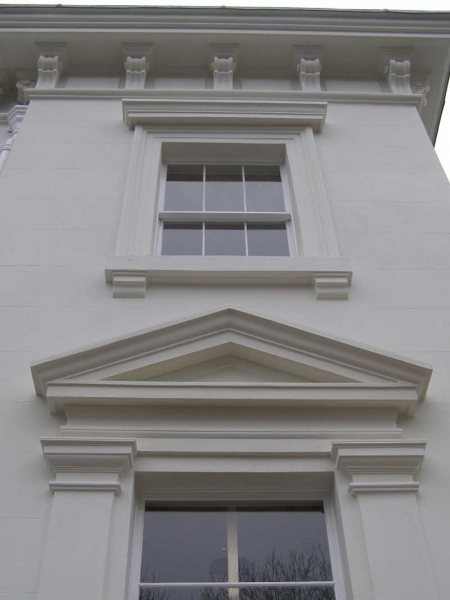 Render pediment